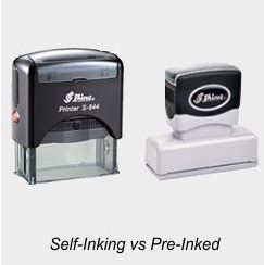 Self-Inking Vs Pre-inked